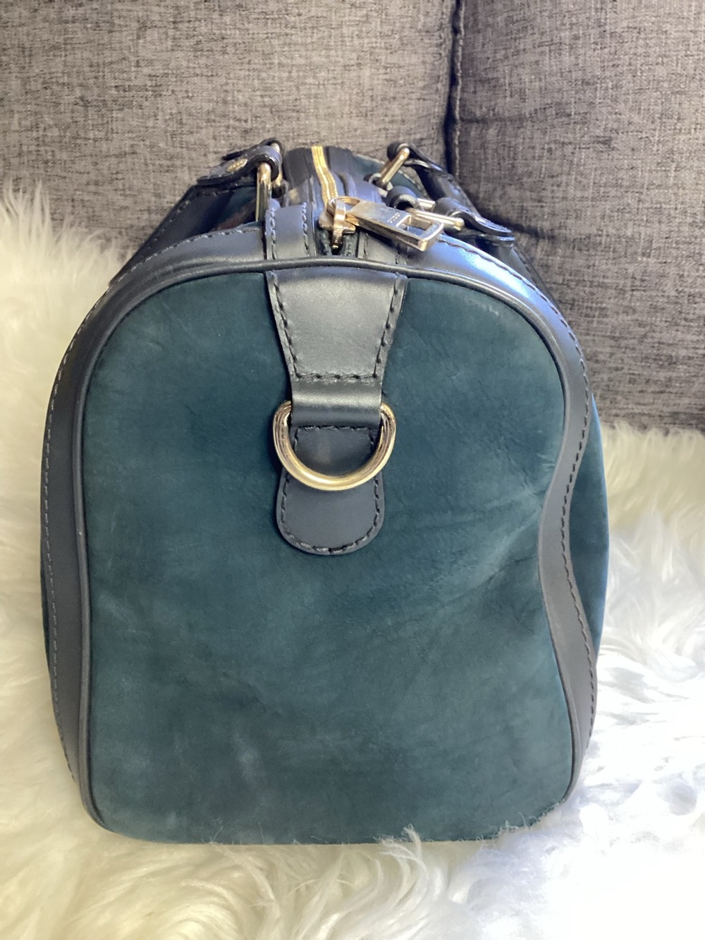 Green Gucci Suede Web Satchel Leather - Picture 3 of 16